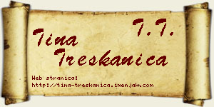Tina Treskanica vizit kartica